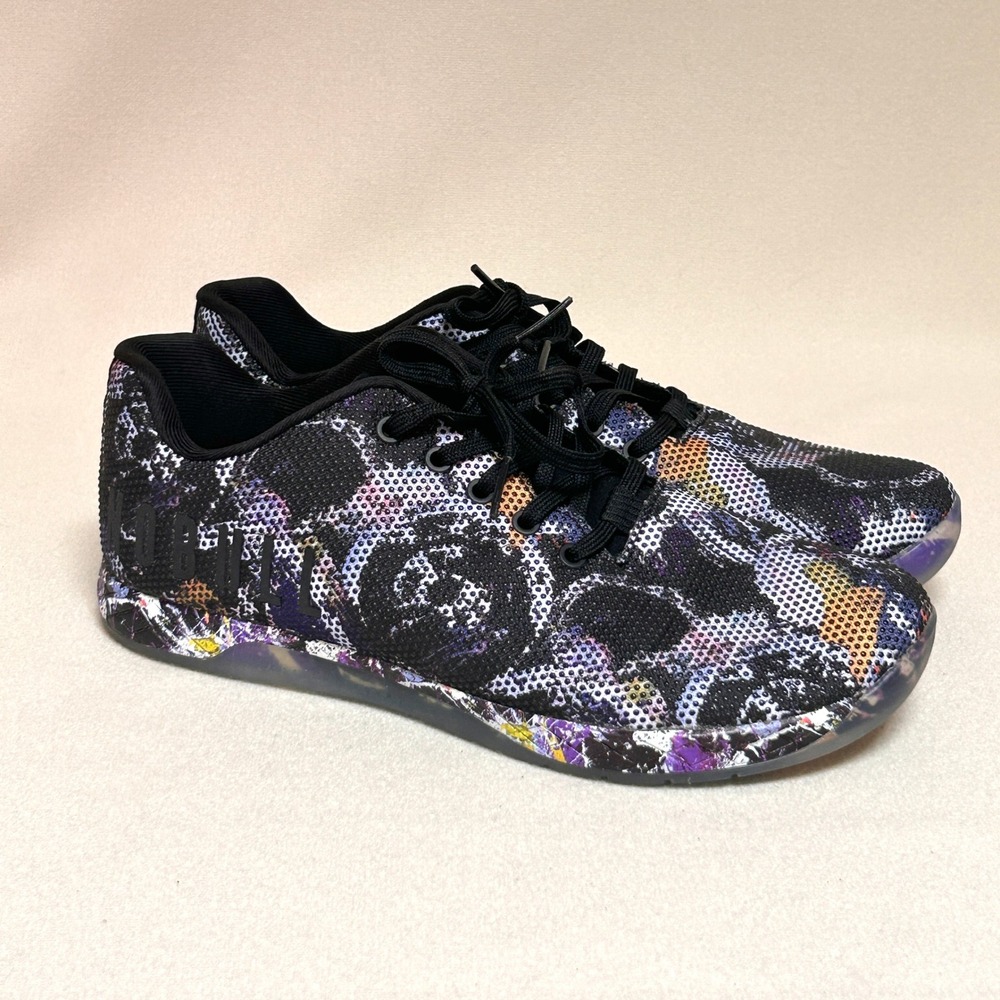 NOBULL Plate Drop Trainer Mens 12 Art Work Floral SuperFabric Limited Edition